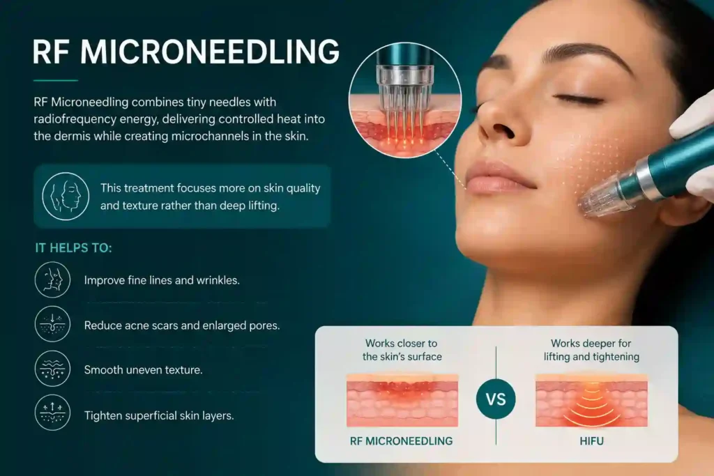 What Does RF Microneedling Do That HIFU Alone Cannot Swindon