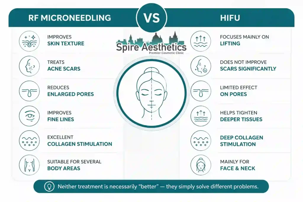 RF Microneedling vs HIFU: Which Treatment Gives Better Results Swindon?