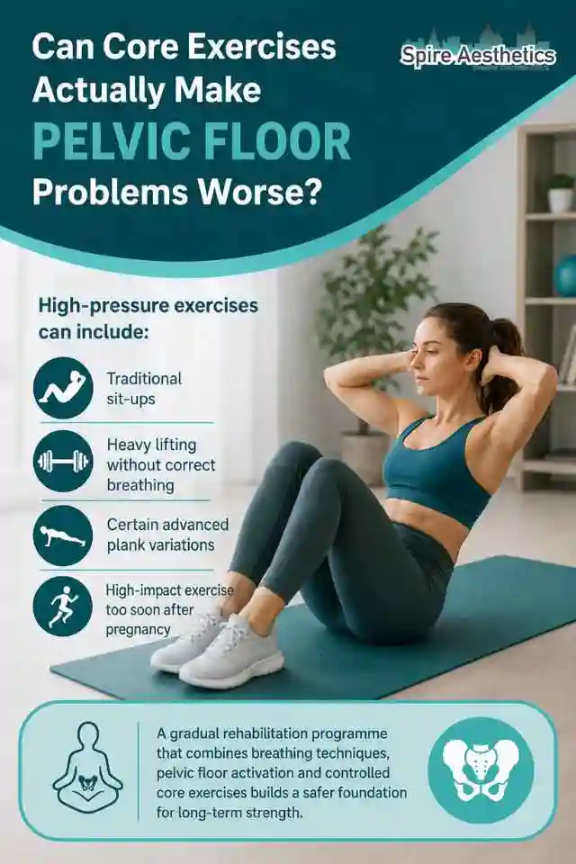 Can Strengthening Your Core Alone Actually Make Pelvic Floor Problems Worse Swindon?